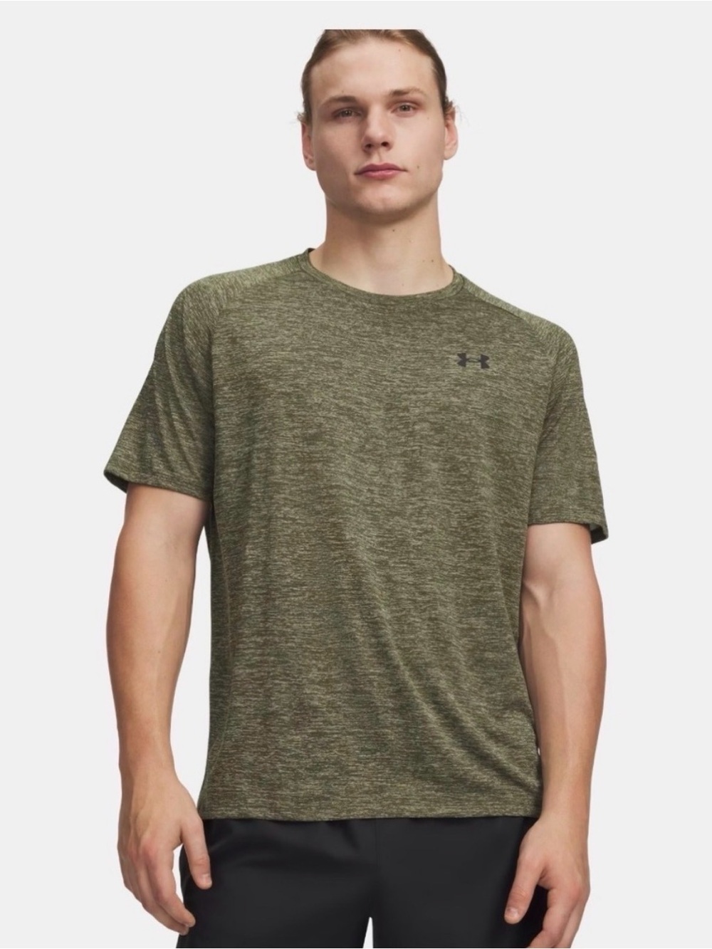 Under Armour Men’s Heathered Olive Performance Short Sleeve Tee